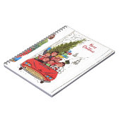 Rockabilly Weihnachten Notizblock (Linke Seite)