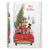 Rockabilly Weihnachten Notizblock (Vorderseite)