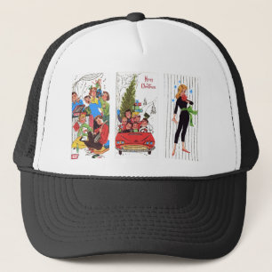 Rockabilly Weihnachten Truckerkappe