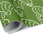 ROCKABILLY YELL (AUSGREEN) GESCHENKPAPIER (Rolleneckpunkt)