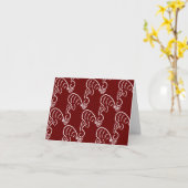 ROCKABILLY YELL (CRIMSON) KARTE (Gelbe Blume)