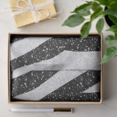Rockabilly Zebra Print Tissue Paper Seidenpapier (Geschenk)