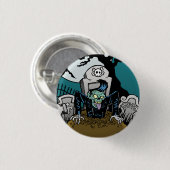 Rockabilly Zombie Ness Button (Vorne & Hinten)