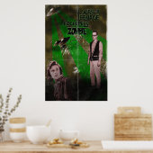 Rockabilly Zombie Poster (Küche)