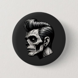 Rockabilly Zombie Vibes Button
