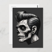 Rockabilly Zombie Vibes Postkarte (Vorne/Hinten)