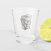 Rockabilly Zombie Vibes Schnapsglas (Rückseite)
