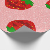 Rockabilrosa Spinnennetz Geschenkpapier (Ecke)