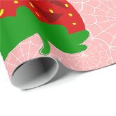 Rockabilrosa Spinnennetz Geschenkpapier (Rolleneckpunkt)