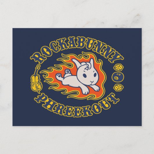 Rockabunny Phreekout Postkarte (Vorderseite)
