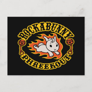 Rockabunny Phreekout! Postkarte