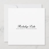 Rockabye Lake - Mini Print (Rückseite)