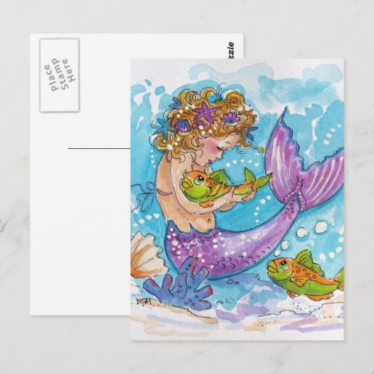 Rockabyebaby Postkarte (Vorne/Hinten)