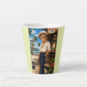 Rockachibi Bruce – Vintage Geschenkidee Milchtasse