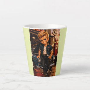 Rockachibi Dean – Vintage-Geschenkidee  Milchtasse