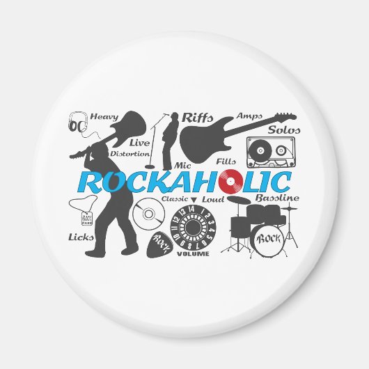 Rockaholic Magnet (Vorne)