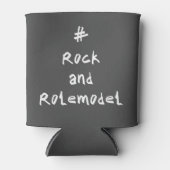 #RockandRolemodel - Weiß. Dosenkühler (Vorderseite)