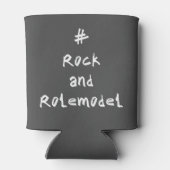 #RockandRolemodel - Weiß. Dosenkühler (Rückseite)