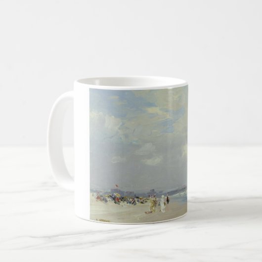 Rockaway Beach (New York) (von E.H. Potthast) Kaffeetasse (Vorderseite Links)