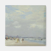 Rockaway Beach (New York) (von E.H. Potthast) Magnet (Vorne)