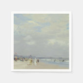 Rockaway Beach (New York) (von E.H. Potthast) Serviette (Vorderseite)
