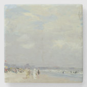 Rockaway Beach (New York) (von E.H. Potthast) Steinuntersetzer (Vorderseite)