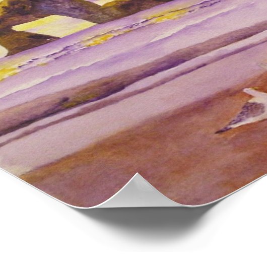 Rockaway Beach Poster (Ecke)