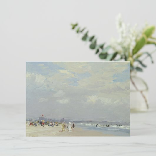 Rockaway Beach (von E.H. Potthast) Karte (Stehend Vorderseite)