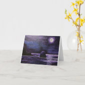 Rockaway Moon Card Karte (Gelbe Blume)