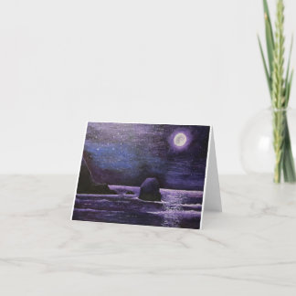 Rockaway Moon Card Karte