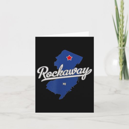 Rockaway New Jersey Nj Map  Karte (Vorderseite)