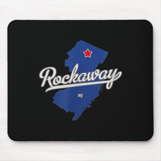Rockaway New Jersey Nj Map Mousepad (Vorne)