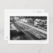 Rockaway, Oregon Beach und Main Street Fotograf Postkarte (Vorne/Hinten)