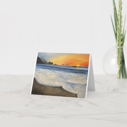 Rockaway Pelicans Dankeskarte (Vorderseite)