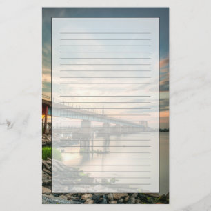 Rockaway Zug-Brücke Briefpapier