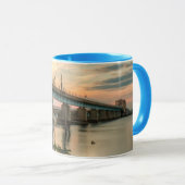 Rockaway Zug-Brücke Tasse (VorderseiteRechts)