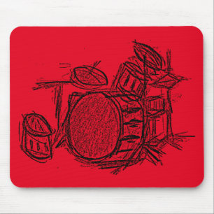 Rockband-Drum-Kit Mousepad