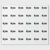 Rockband "Rock Gitarre Musikstil Genre" von lass Geschenkpapier (Flach)