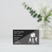 Rockband-Thema Visitenkarte (Stehend Vorderseite)