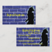 Rockband-Visitenkarte-Ziegelstein Visitenkarte (Vorne/Hinten)