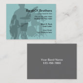 Rockband-Visitenkarten Visitenkarte (Vorne/Hinten)