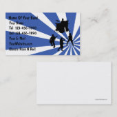 Rockband-Visitenkarten Visitenkarte (Vorne/Hinten)