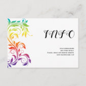 Rockblume Begleitkarte (Vorderseite)