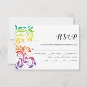 Rockblume RSVP Karte (Vorderseite)