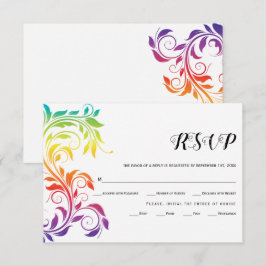 Rockblume RSVP Karte