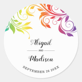 Rockblume Runder Aufkleber