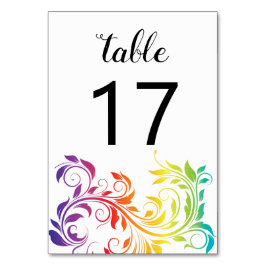 Rockblume Tischnummer