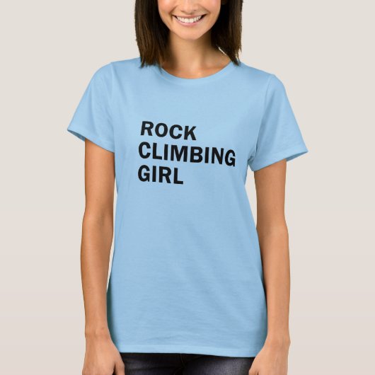 Rockclimbing T-Shirt (Vorderseite)