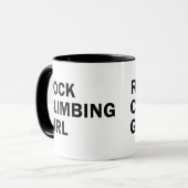 Rockclimbing Tasse (Vorderseite Links)