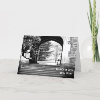 Rockefeller Arch Bryn Mawr Note Card Karte